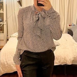 Elizabeth and James Silk Pussy Bow top